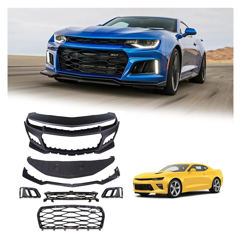 Zl1 estilo corpo kit amortecedor dianteiro lábio amortecedor do carro para chevrolet camaro 2010-2015 5th