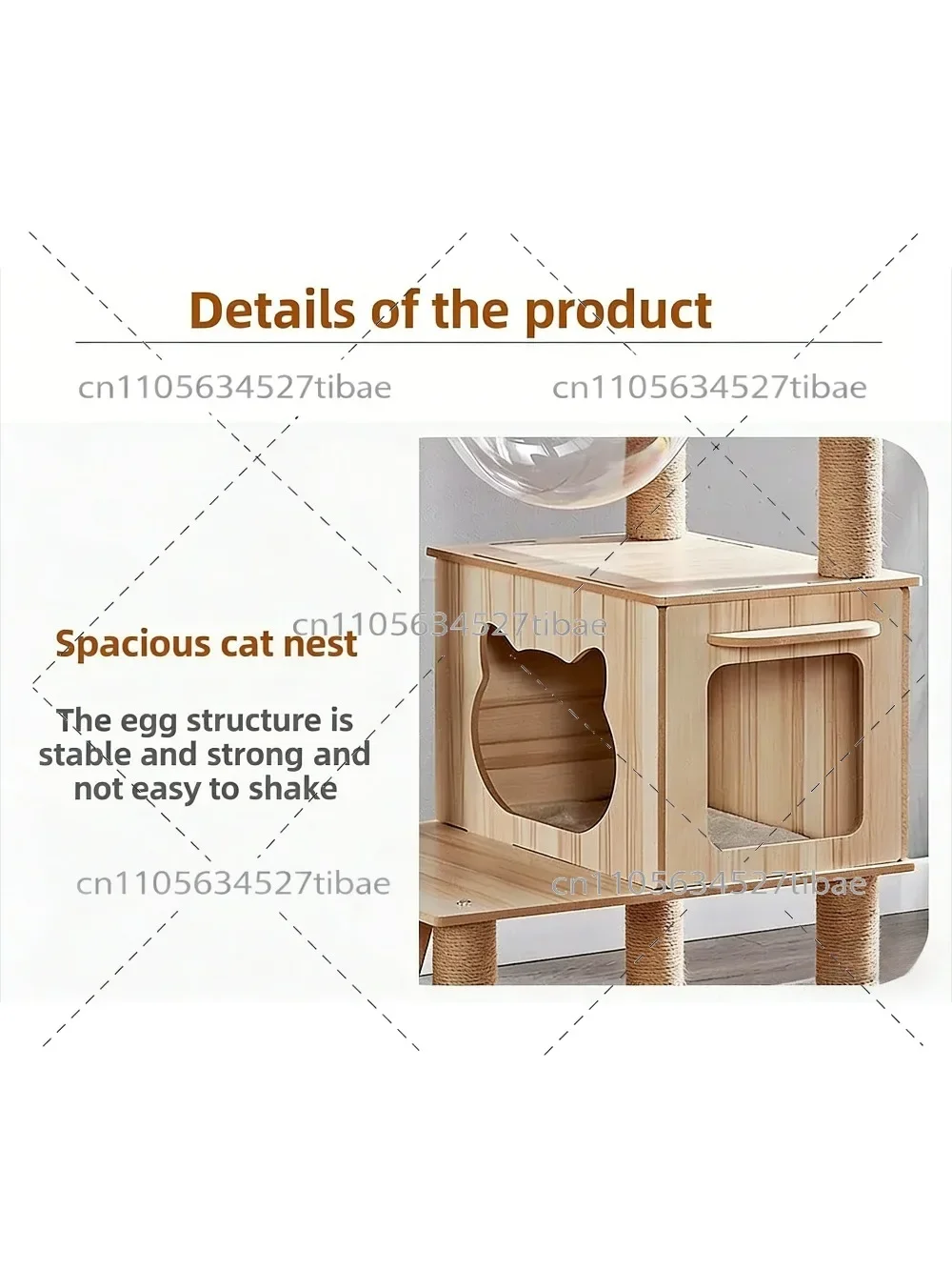 Indoor Cat Tree Tower New Style Furniture Condo Scratching Post Kitty Play House Activity Center for Cats And Kittens
