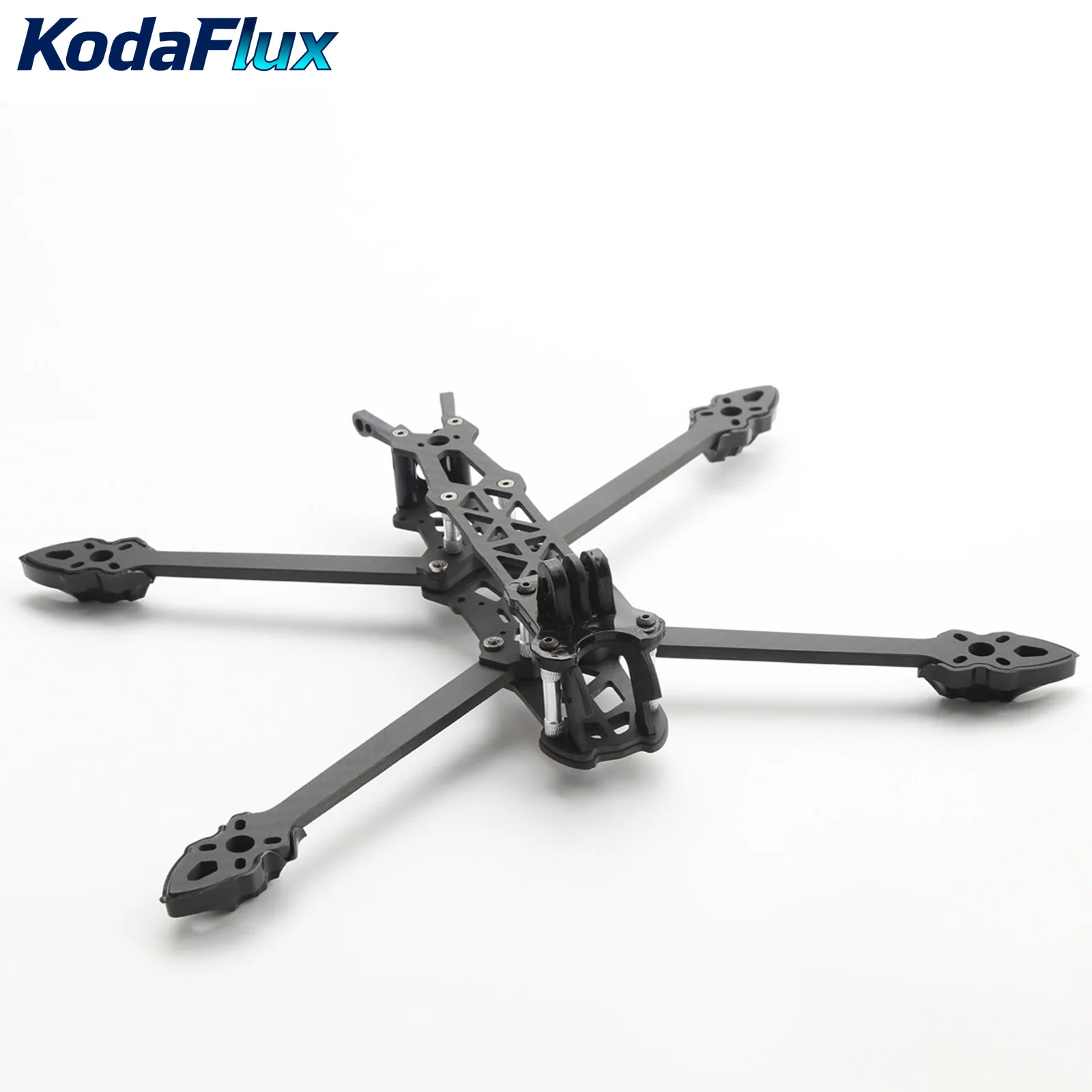 KodaFlux 295mm 7 Inch FPV Frame Kit 3K Carbon Fiber H Type Quadcopter Frame with 5mm Arm for RC FPV Racing Drone