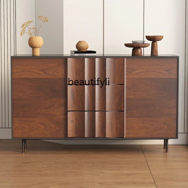 

Chinese Style Solid Wood Sideboard Hallway Chest of Drawers Living Room Retro Ornaments Decorative Locker