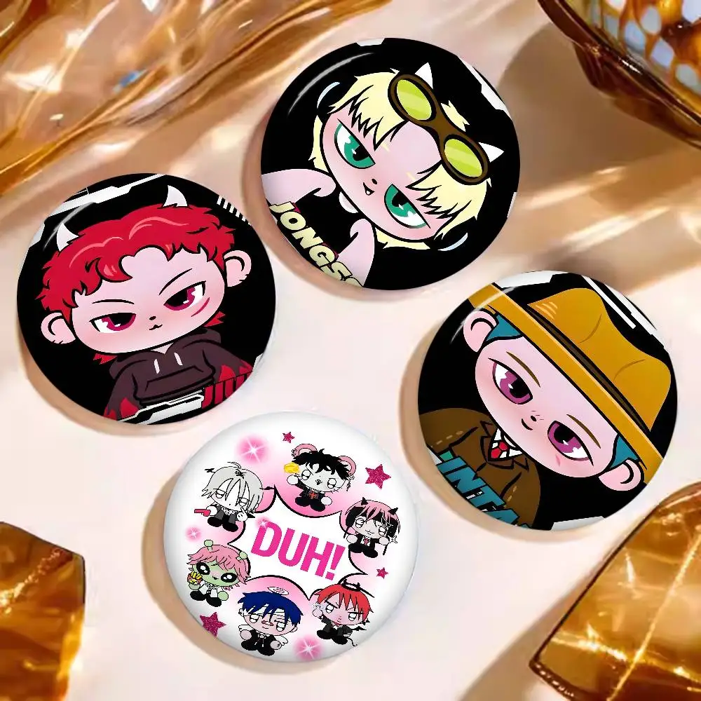 P-P1Harmony Modern-Energetic Anime Brooches Cute Cartoon  Badge Jacket Jeans Lapel Pin Gift Accessorie