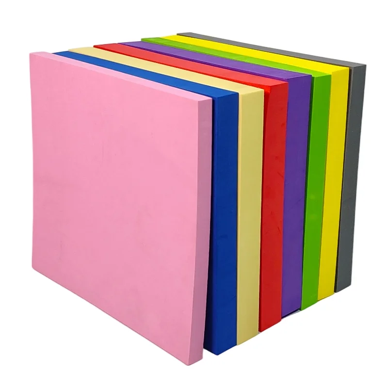 Colorful EVA Foam Board Buffering Shock Absorption Foam Sheet Handmade DIY Cosplay EVA Rubber Sound-absorbing Foam 38 Degrees