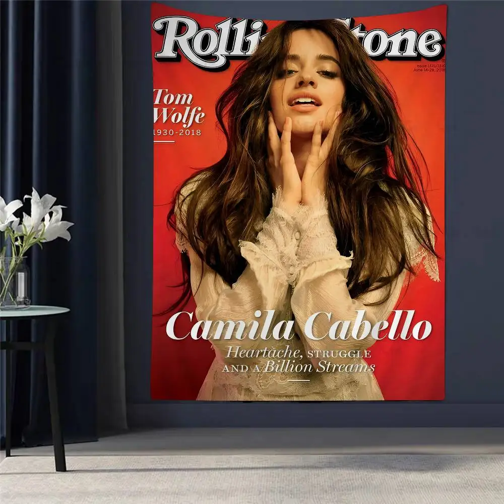 

C-Camila C-Cabello Hot Singer Hippie Wall Hanging Tapestries For Living Room Home Dorm Decor Art Home Decor