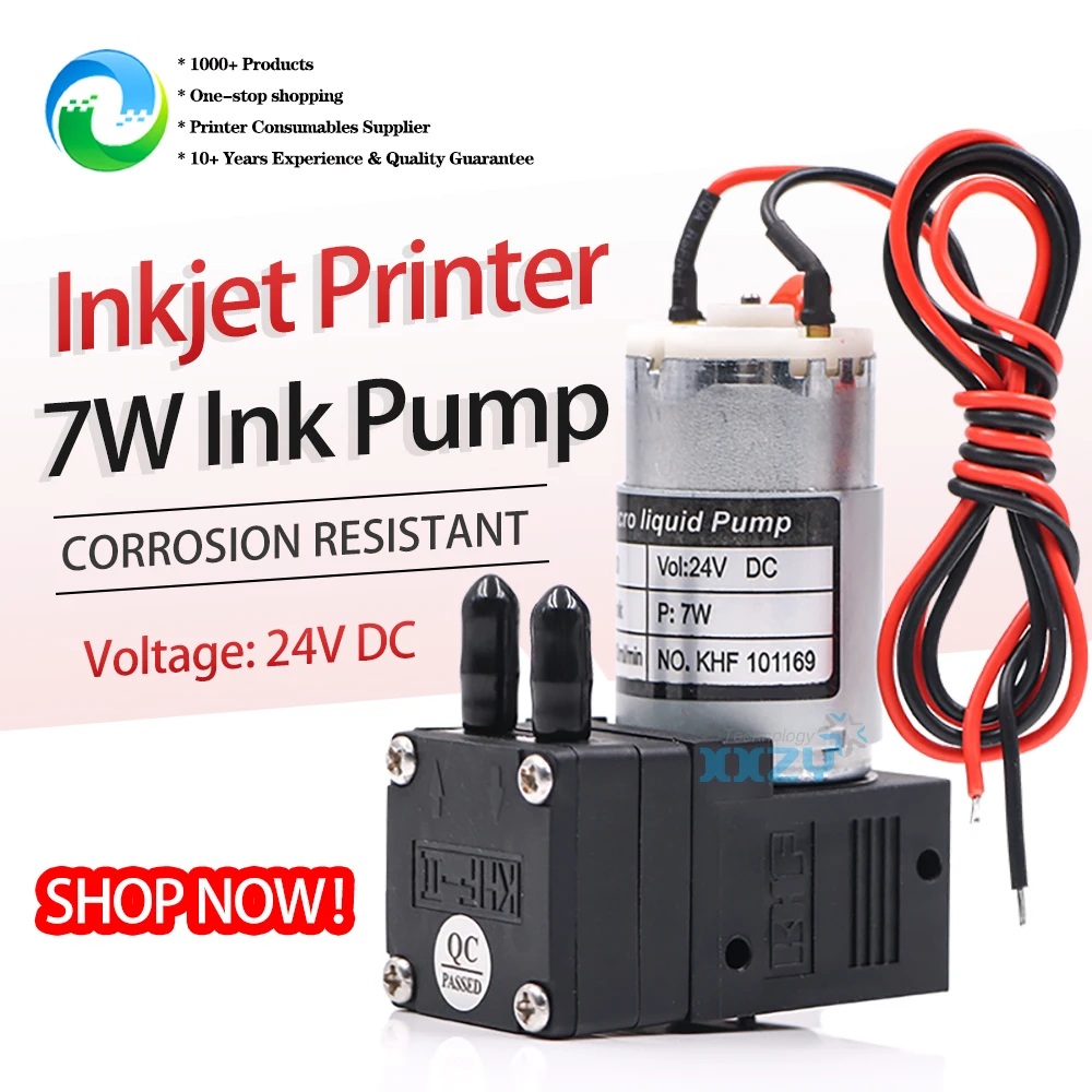 

Solvent Printer Ink Pump 7W for Allwin Leopard Vista KHF-30 24V Micro Liquid Pump
