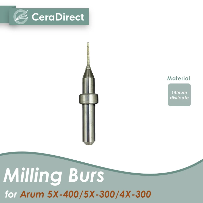 

2 шт., фрезерные боры для фрезерного станка Arum 5X-400 5X-300 4X-300 — CADCAM для фрезерных боров с дисиликатами лития