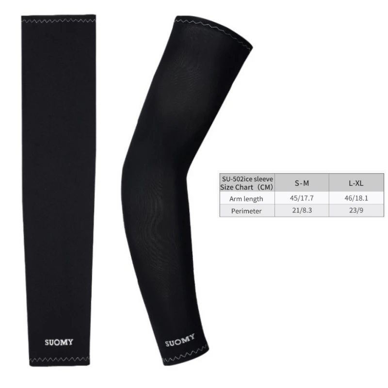 

SUOMY Ice Silk Motorcycle Riding Arm Sleeves UV Sunscreen Summer Biker Arm Warmers For MTB BMX DH Mountain Cycling Arm Sleeves