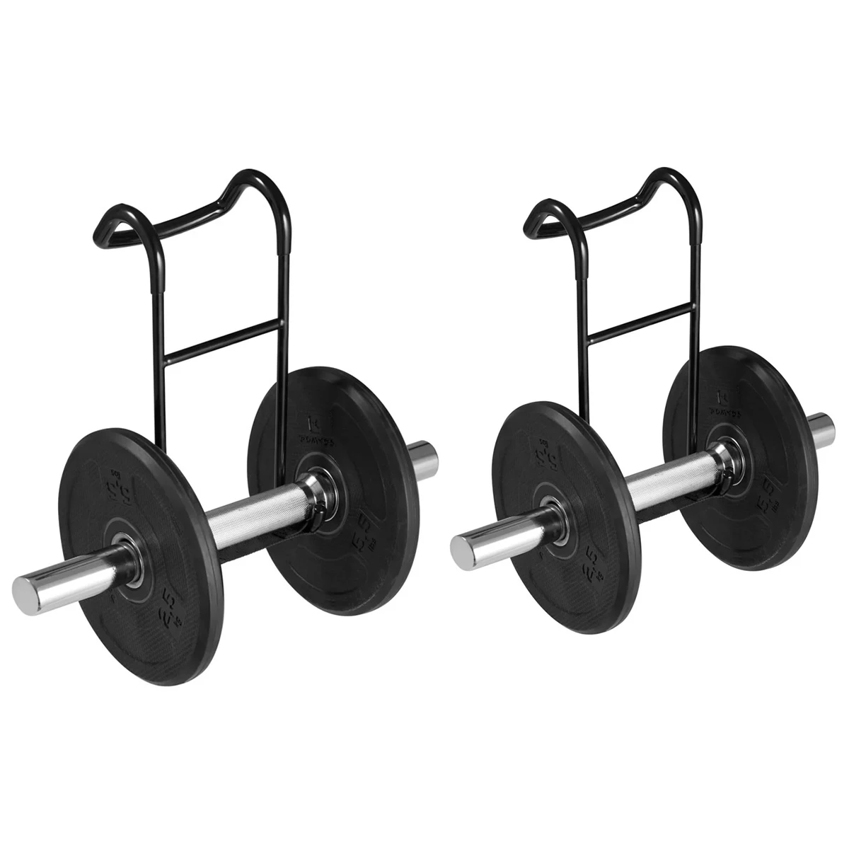 Dumbbell Spotter Hooks Hangers Heavy Power Dumbbells Rack Attachments for Dumbbell Bench Press Hold Up 225LB Safety Connector