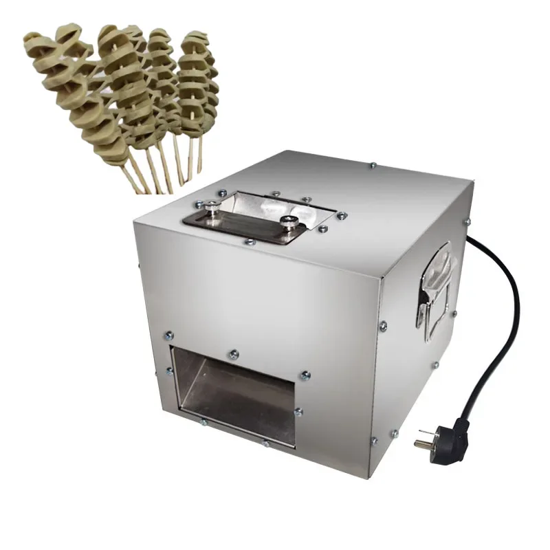 Electric Spiral Gluten Slicer Cutter Machine Commercial Twist Shape Wheat Gluten Flower Cutting