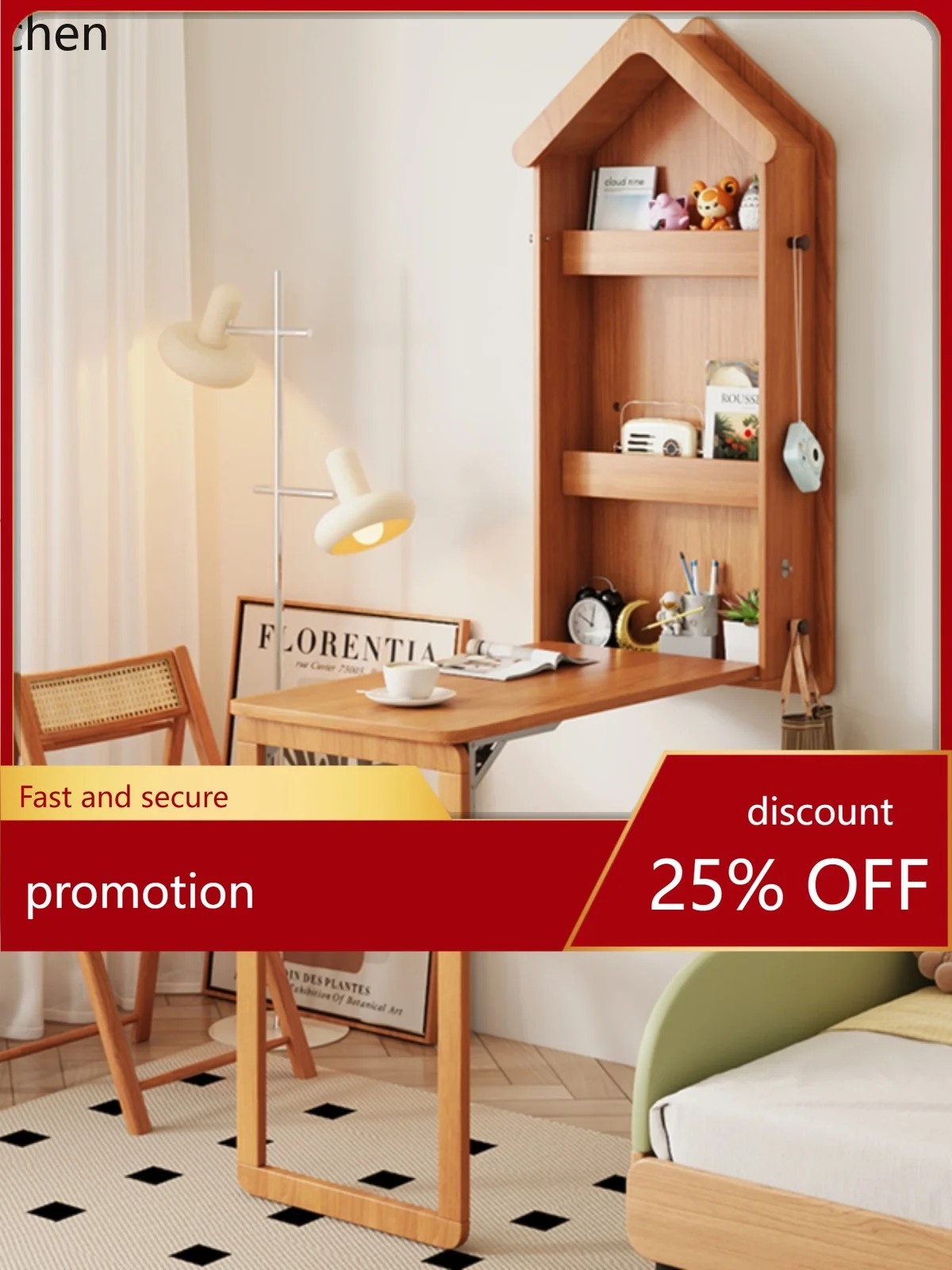 

YFY Скандинавская деревянная барная стойка для ног, простая современная складная барная перегородка, винный шкаф, маленькая квартира, дом