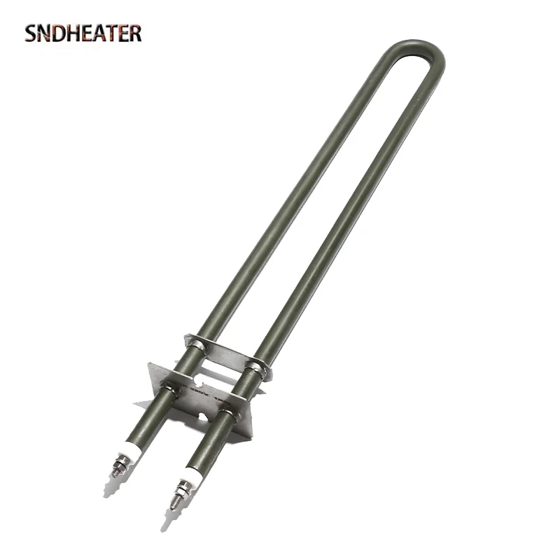 

SNDHEATER 380V U Shape Electric Oven Heating Element 1KW 450MM Stove Green Tubular Oil Heater Resistance for Frying Machine
