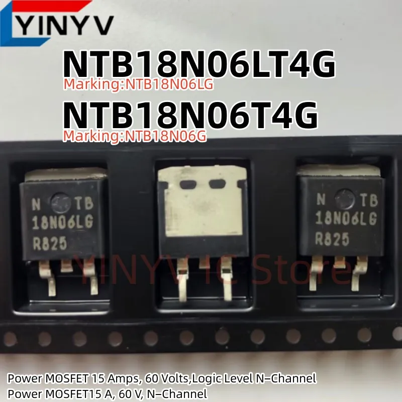 10Pcs NTB18N06LT4G NTB18N06LG 18N06LG NTB18N06LT4 NTB18N06L NTB18N06T4G NTB18N06G 18N06G NTB18N06 TO-263 New 100% quality