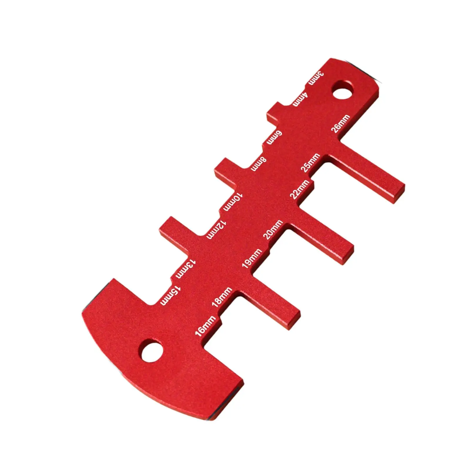 

Depth Gauge, Depth Measurement Ruler, Aluminum Alloy Layout Measuring Tool Height Gauge for Woodworking Carpenter Drill Press