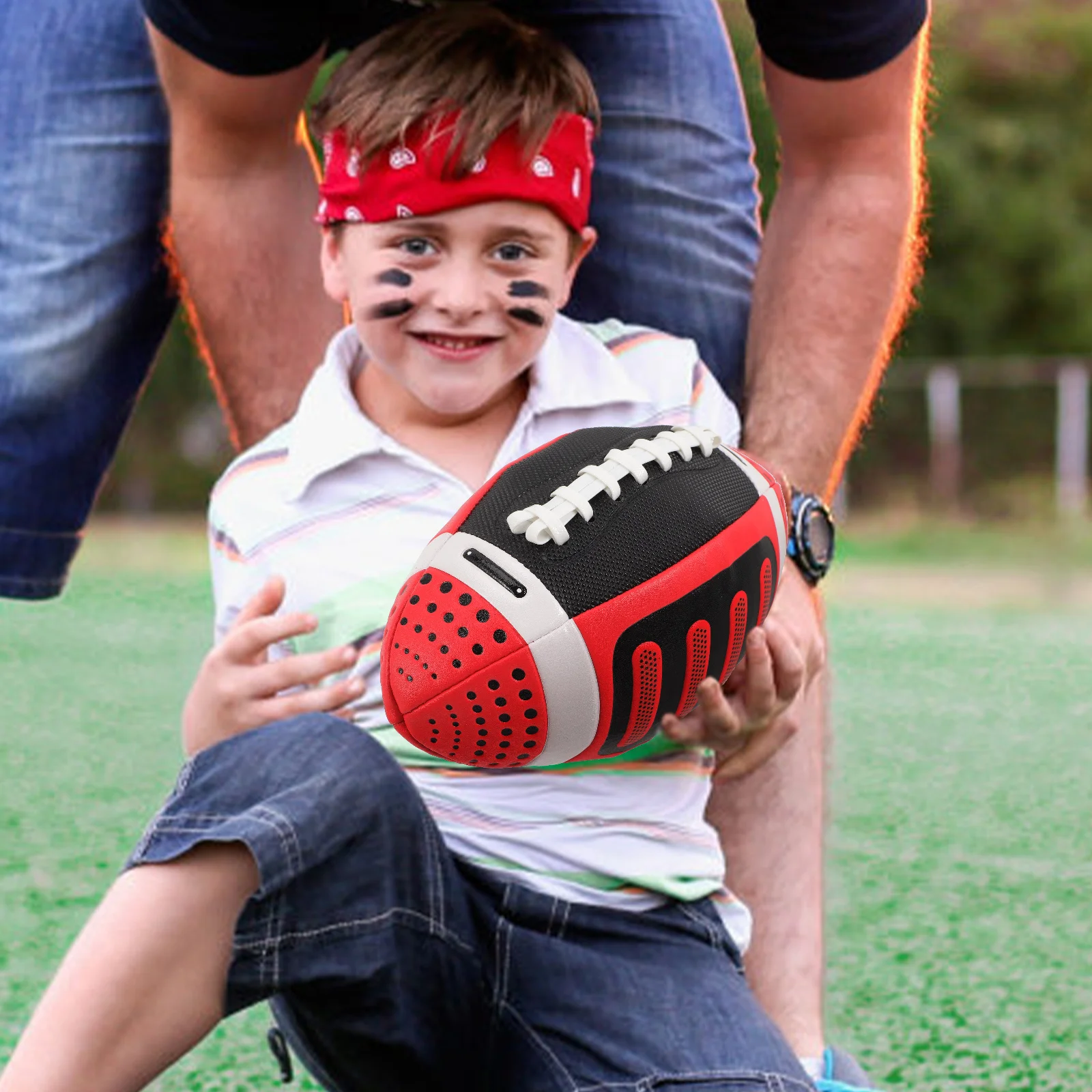 

Football Toy Portable Rugby Toys Mini Balls for Kids Outdoor Small Footballs Rugby-ball Set
