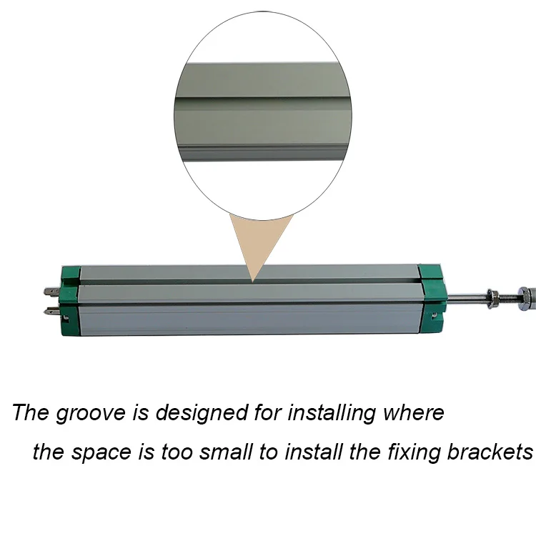 Ruler 225mm Stroke Resistance Output Linear Potentiometer Sensor for Injection Machine