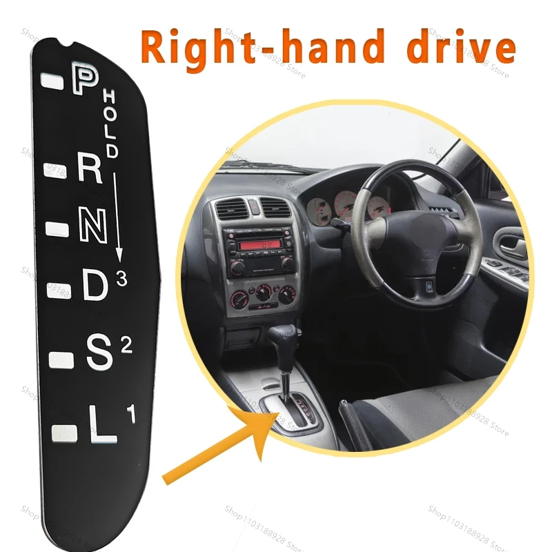 For Mazda 323 Family Gear indicator Automobile gear selection display Shift panel Gear lever trim Right-hand drive