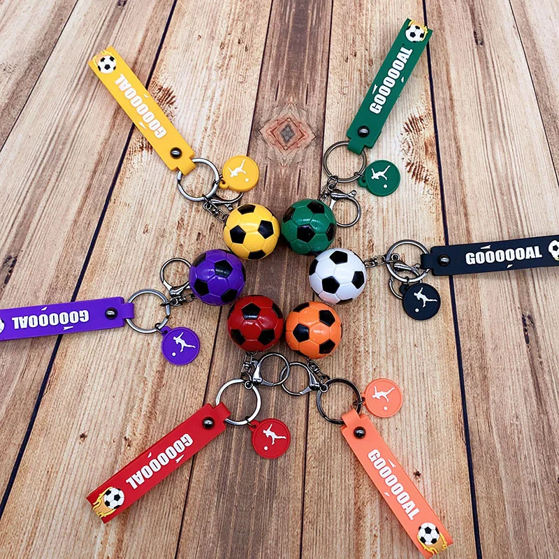 Football Game Souvenirs Football Keychain To Play Football Boy Keychain Man Keychain for Football Lovers Gift Keyring