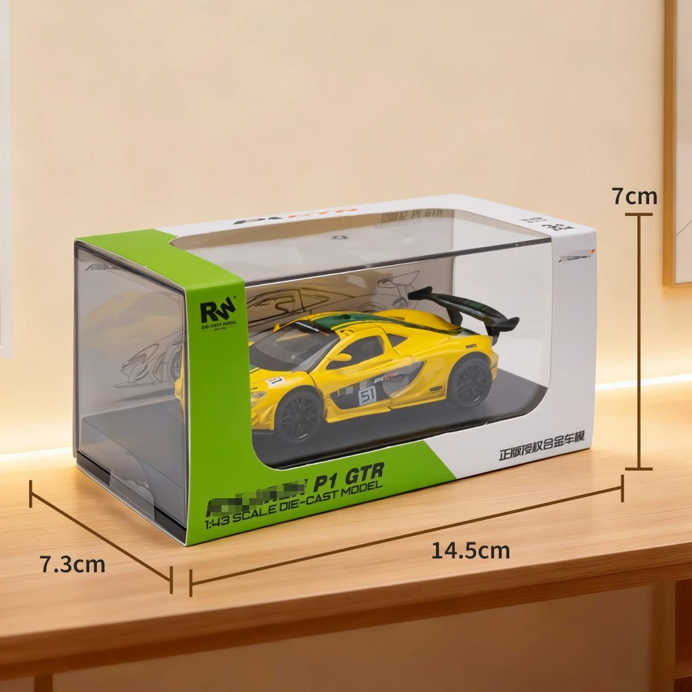 

Модель гоночного автомобиля P1 GTR 1:43 из сплава, коллекционная, имитационная, для хобби, подарок парню, игрушка