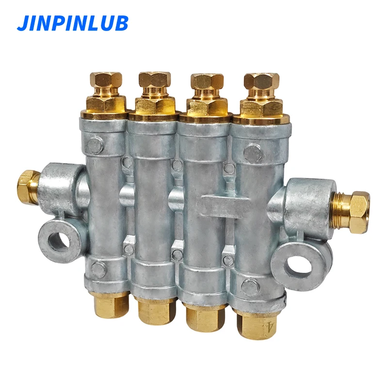 JINPINLUB LT-4 Precise Distributor 0.06 0.1 0.2 0.3 0.4 0.5cc For Volumetric Thin Oil Lubrication With Detection
