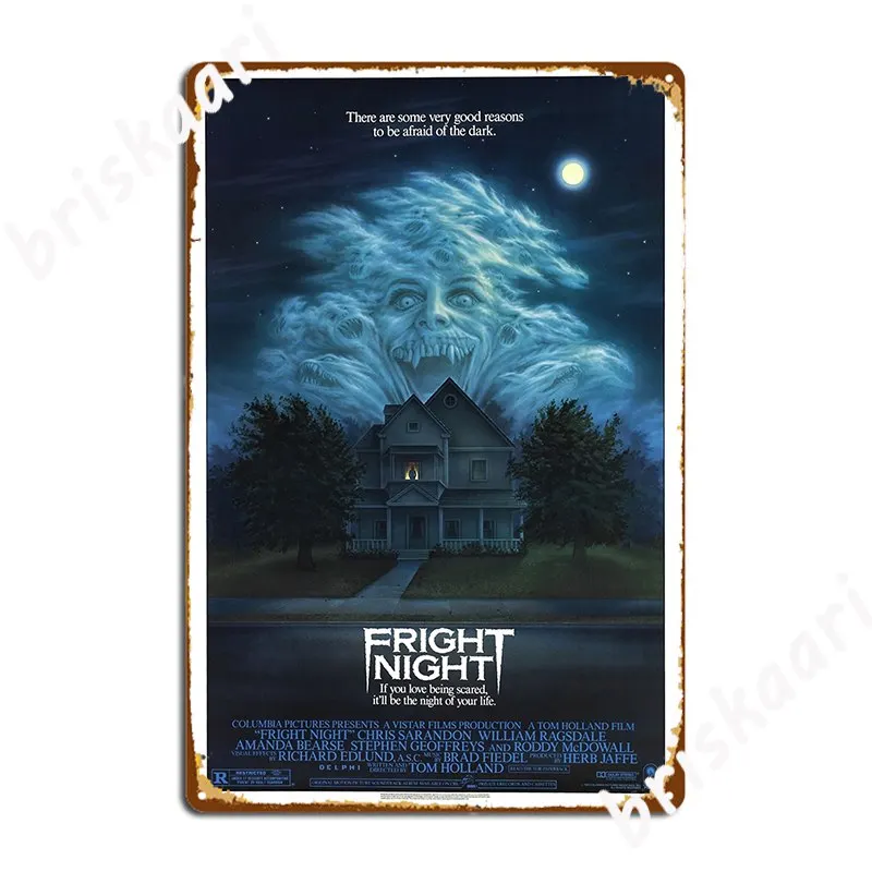 Fright Night Metal Sign Personalized Wall Decor Club Bar Wall Pub Tin Sign Posters