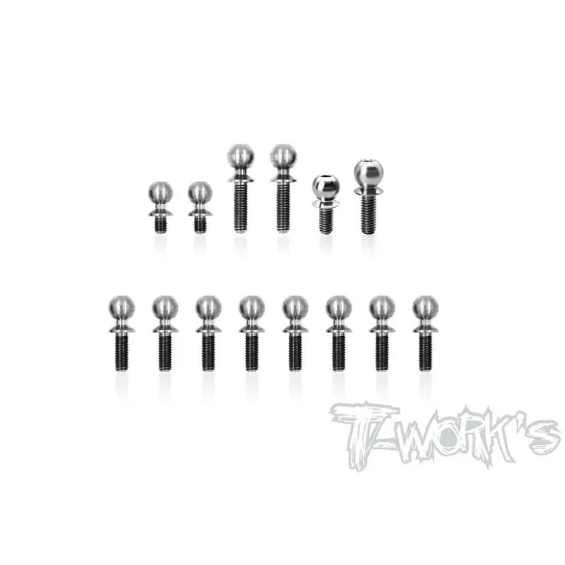 

Original TP-220-RC10B7.1C 64 Titanium Ball End set ( For Team Associated RC10 B7.1C ) 14pcs. Rc Tool