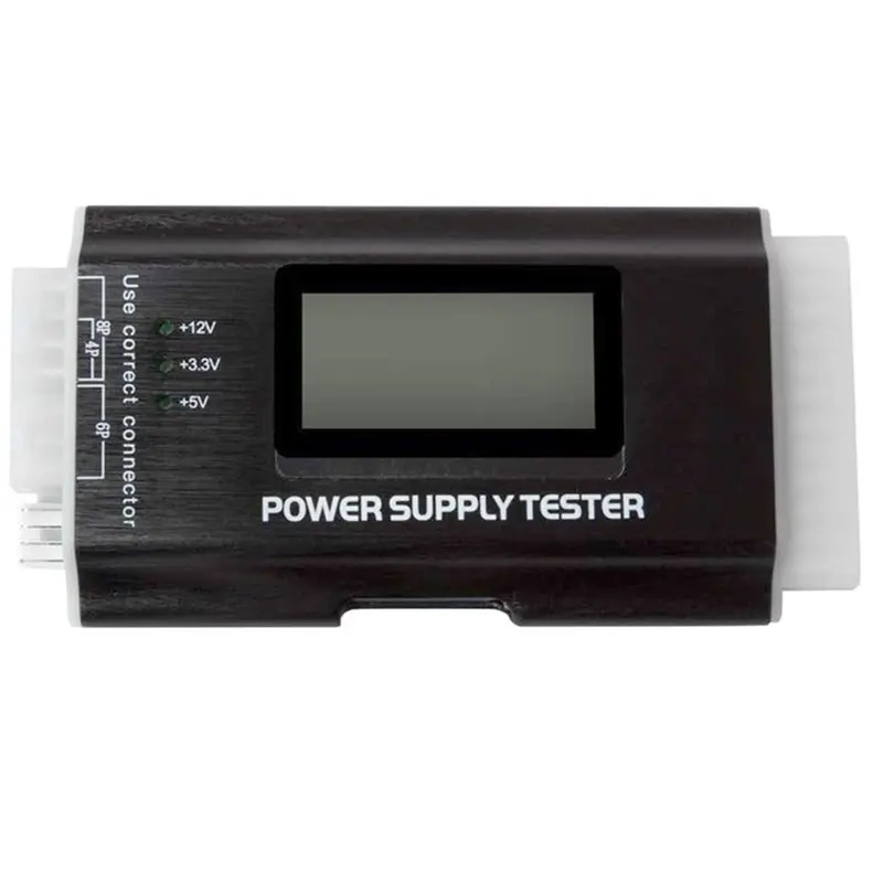 For ATX, ITX, IDE,HDD, SATA,And BTX For PC Power Supply Tester With LCD Screen Display Diagnostic Tool