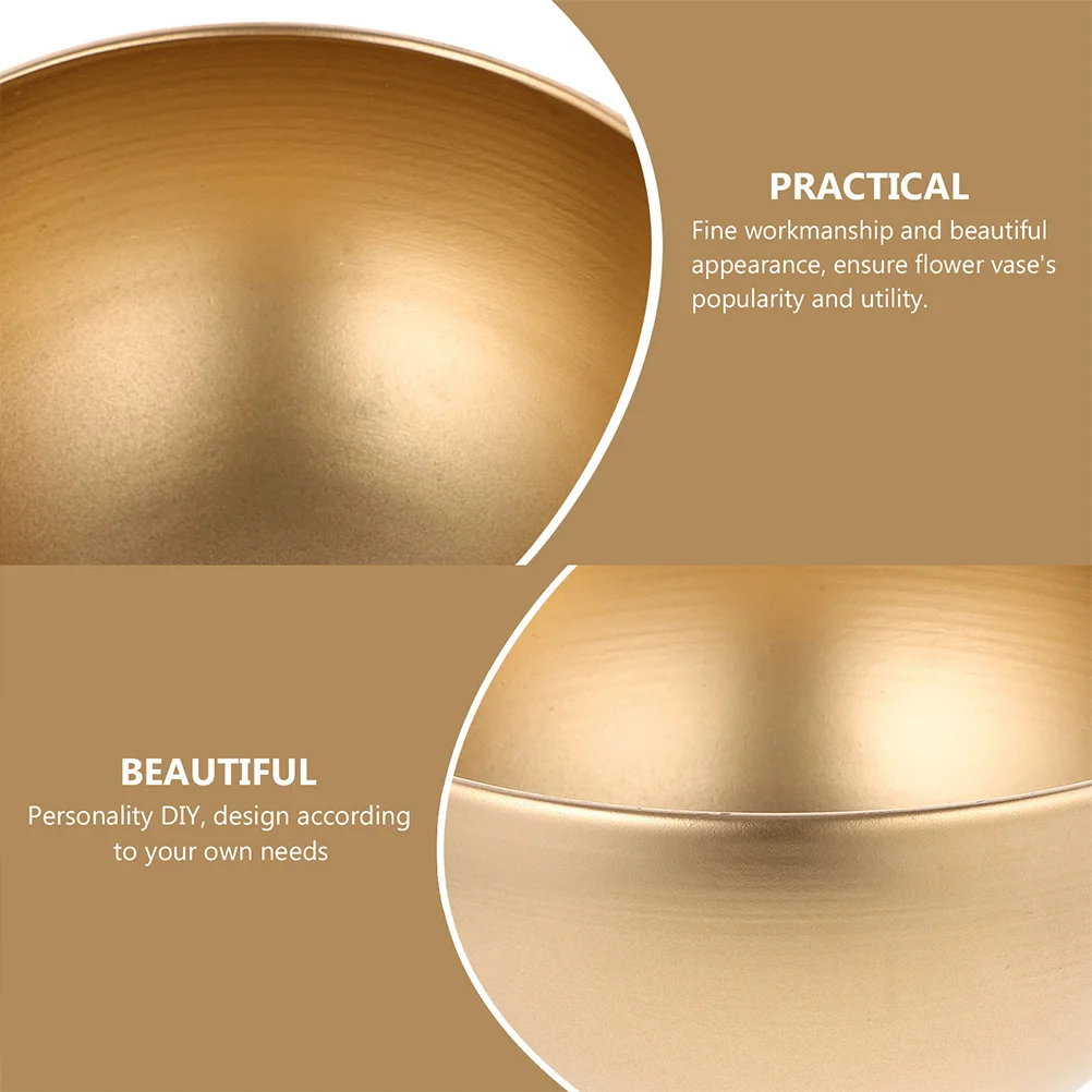 

2Pcs Metal Flower Vases Iron Decorative Desktop Vases for Flower Arrangements Home Office Metal Vase Desktop