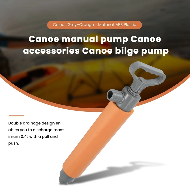 Kayak Bilge Pump Manual Water Pump Hand Pump Boat Hand Pump Bilge Pump For Kayaks Canoes And Boats Kayak Accessories