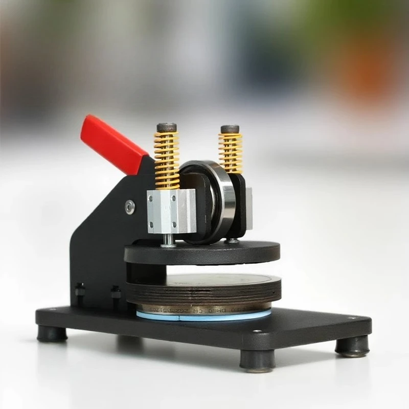 Press type disc textile fabric paper gram weight instrument sampler