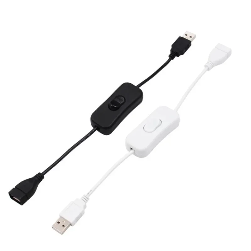 28cm USB Cable with Switch ON/OFF Cable Extension Toggle for USB Lamp USB Fan Power Supply Line Durable HOT SALE Adapter