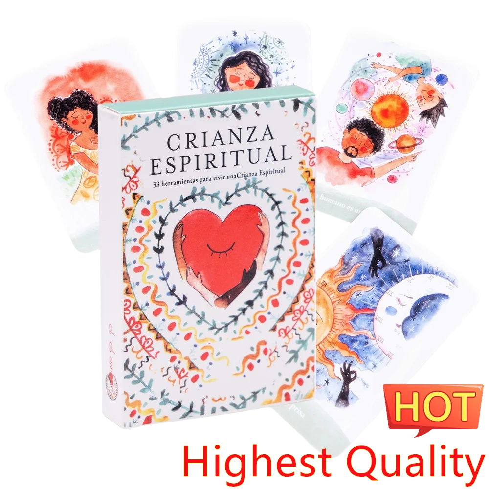 Spanish Oh Card Healing Card Tarot Kids Sortilege Decks Spain Children Healing Board Deck