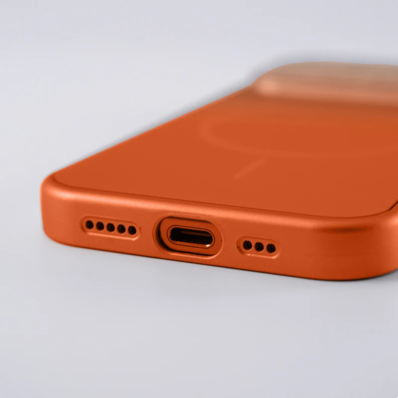 ترقية جديدة الاكريليك الصلب واقية من الانفجار جراب هاتف آيفون 17 16 15 14 13 برو ماكس المغناطيسي شحن لاسلكي غطاء وقائي