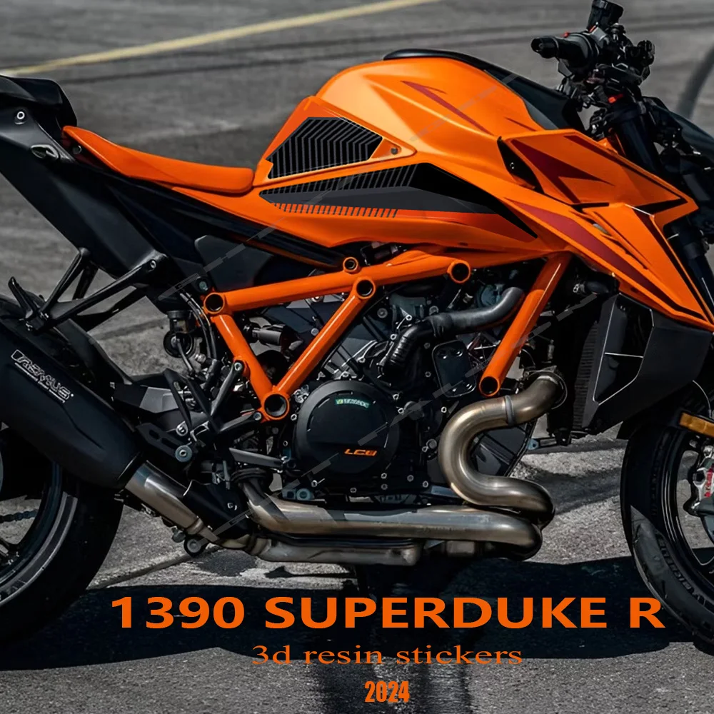 2024 1390 Super Duke R Motorcycle Accessories 3D Epoxy Resin Sticker Protection Kit Fairing Sticker For 1390 Super Duke R EVO