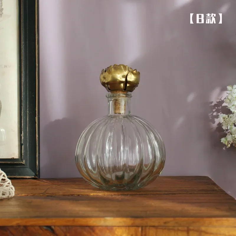 Retro French Perfume Bottle Nostalgic Aromatherapy High-grade Vanity Decor Vintage Model Room AccessoriesGoods in stock
