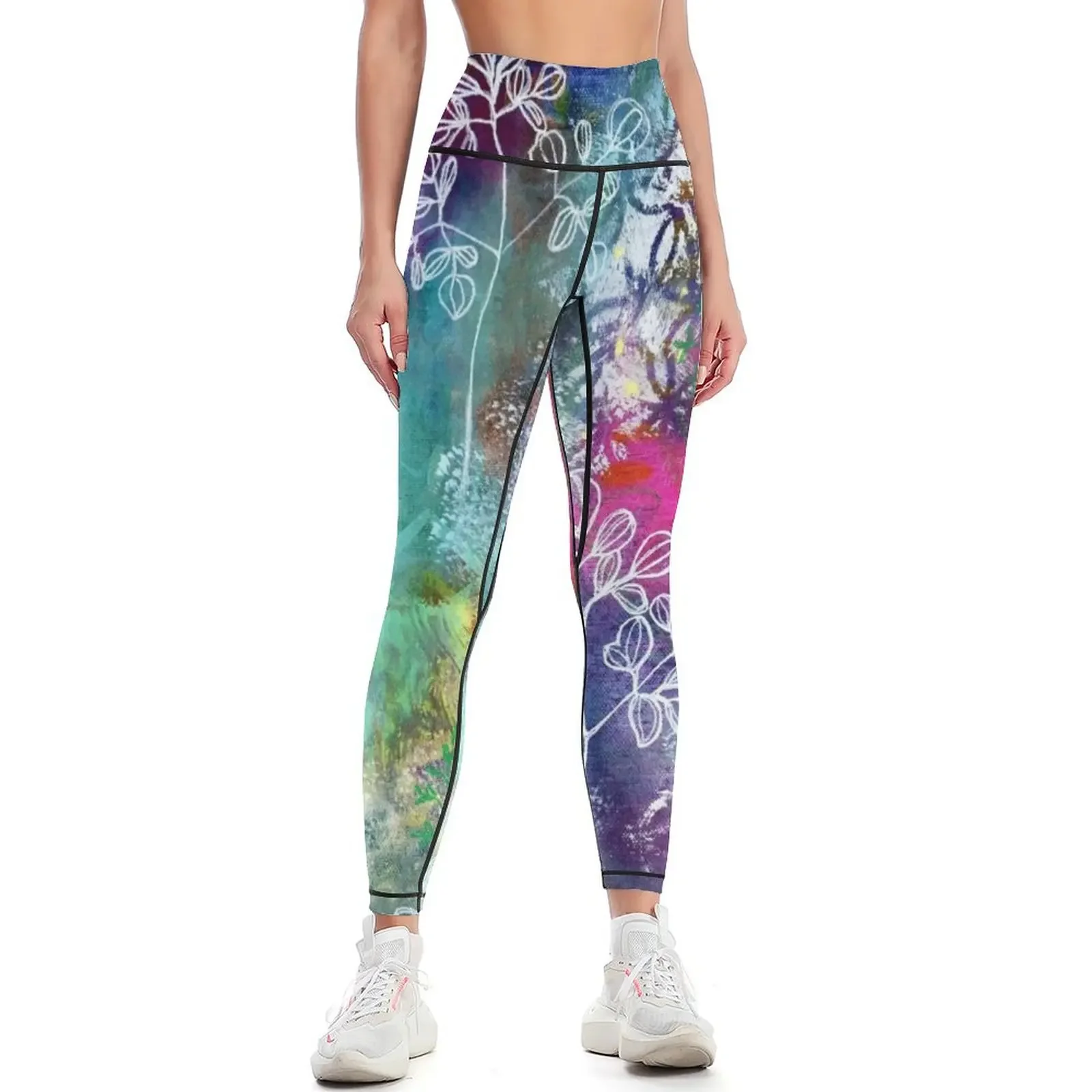 

Twilight Picnic Leggings sporty woman gym Women's sportswear legging push up sportswear gym Womens Leggings