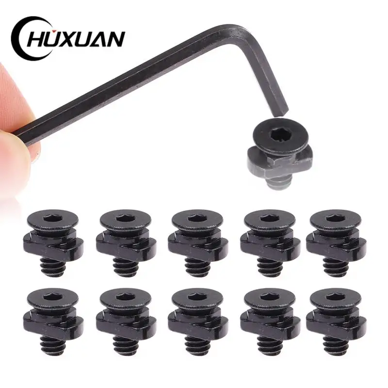 10pcs M-LOK Screw And Nut Replacement for MLOK Handguard Rail Section Airsoft Rifle M-lok Rail Screws Hunting Gun Accessories