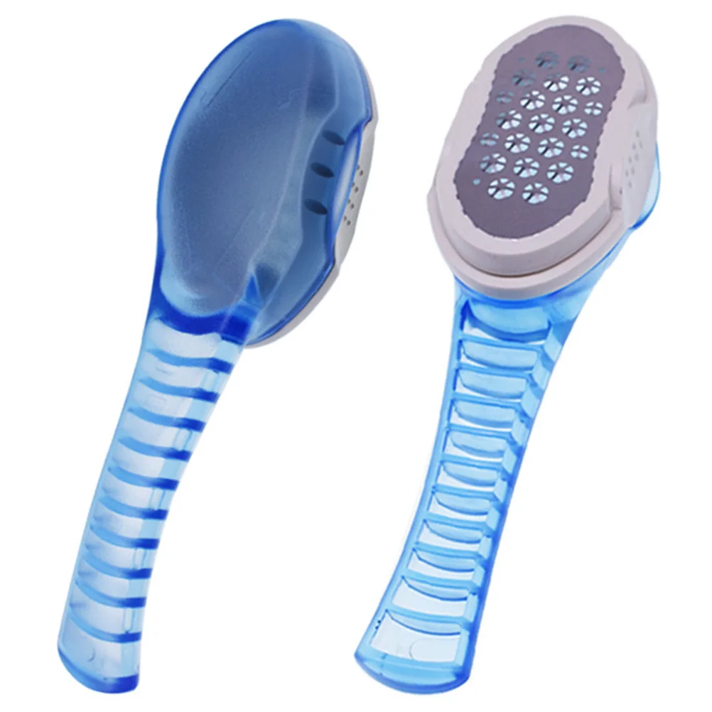 

Dead Skin Remover for Feet Stainless Steel Callus Rasp Ergonomic Handle Pedicure Scrubber Foot Exfoliating Removal Tool