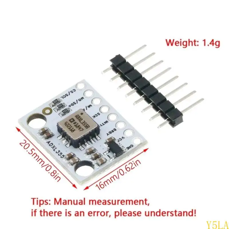 Y5LA ADXL355 Módulo sensores acelerómetro triaxial Integrado