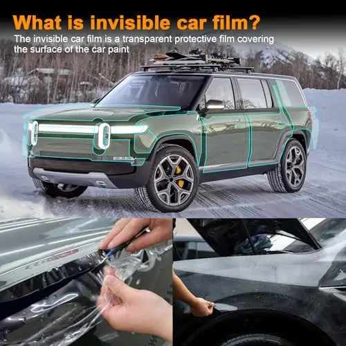 

9Mil TPU Scratch-resistant Car Paint Protection Film For Rivian R1S 2021-2025 Car Body Transparent Bra Per-cut PPF Kit