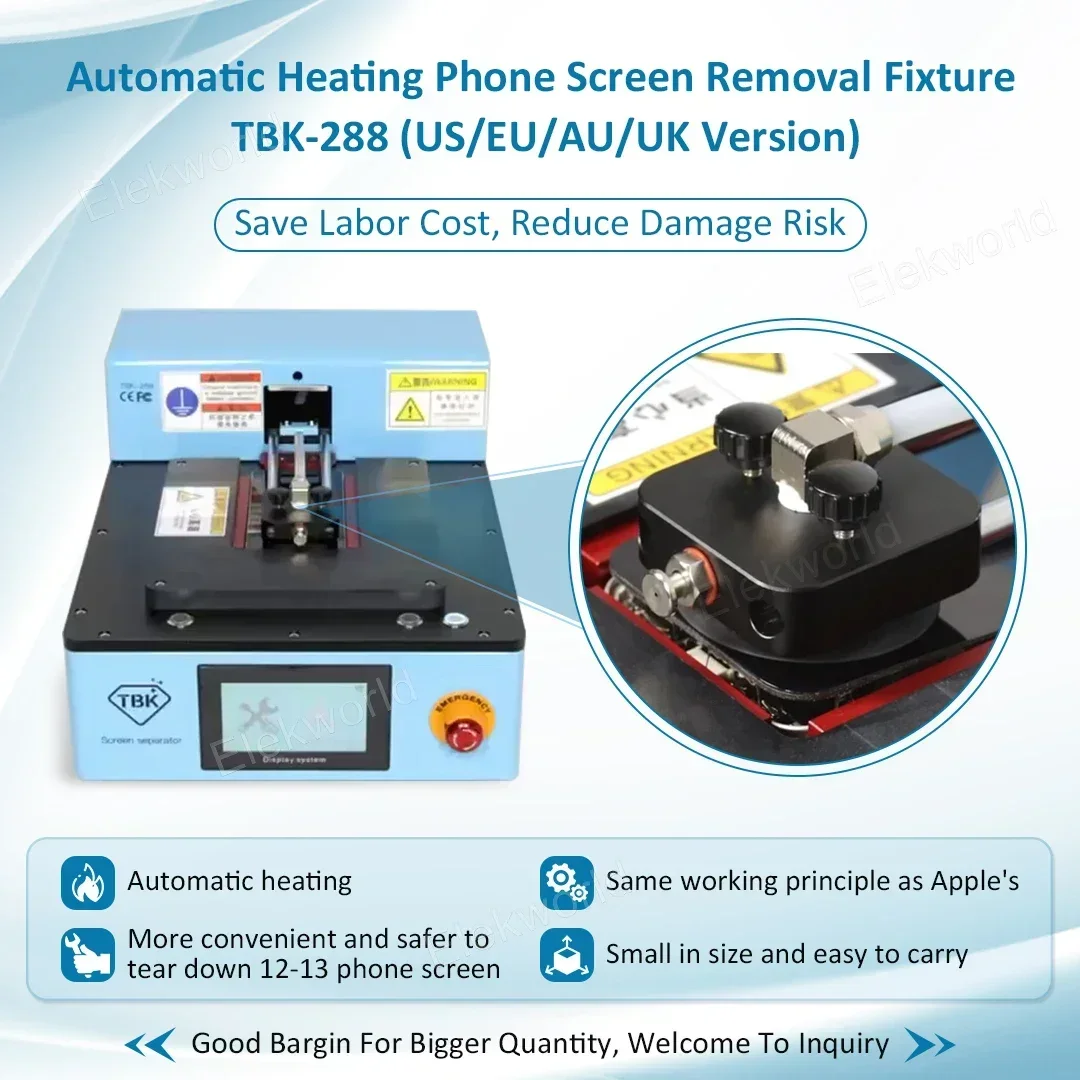 Apple Mobile Phone Automatic Heating   Screen Removal Fixture Repair Tool TBK-288  Separator