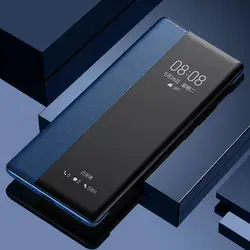 Fundas For vivo X100 Pro Leather Flip Clear Phone Case For VIVO X90 X80 X70 Pro Plus X Note View Windows Protective Cover Coque