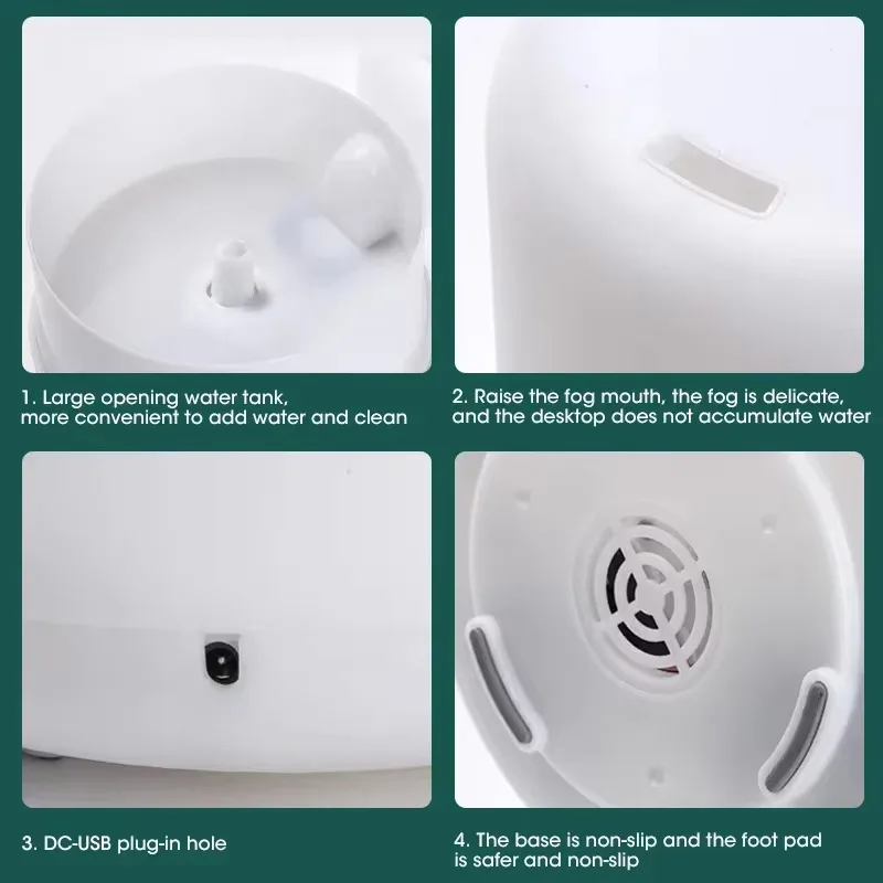 USB Essential Oil Diffuser Aroma Diffuser With Colorful Night Lights Mini Humidifier For Car Home Bedroom 500ML Air Humidifier