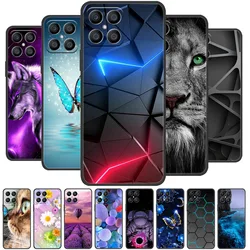 For Honor X8 Case 2022 Soft Silicone Back Case for Huawei Honor X8 HonorX8 Phone Cover TFY-LX1 TFY-LX2 TFY-LX3 Black Bumper TPU