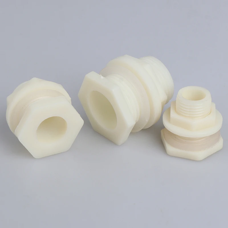 1Pc ABS Fish Connector Water Tank Drain Pipe Accessories Aquarium Joints Water Pipe Fittings 1/2 Inch 3/4