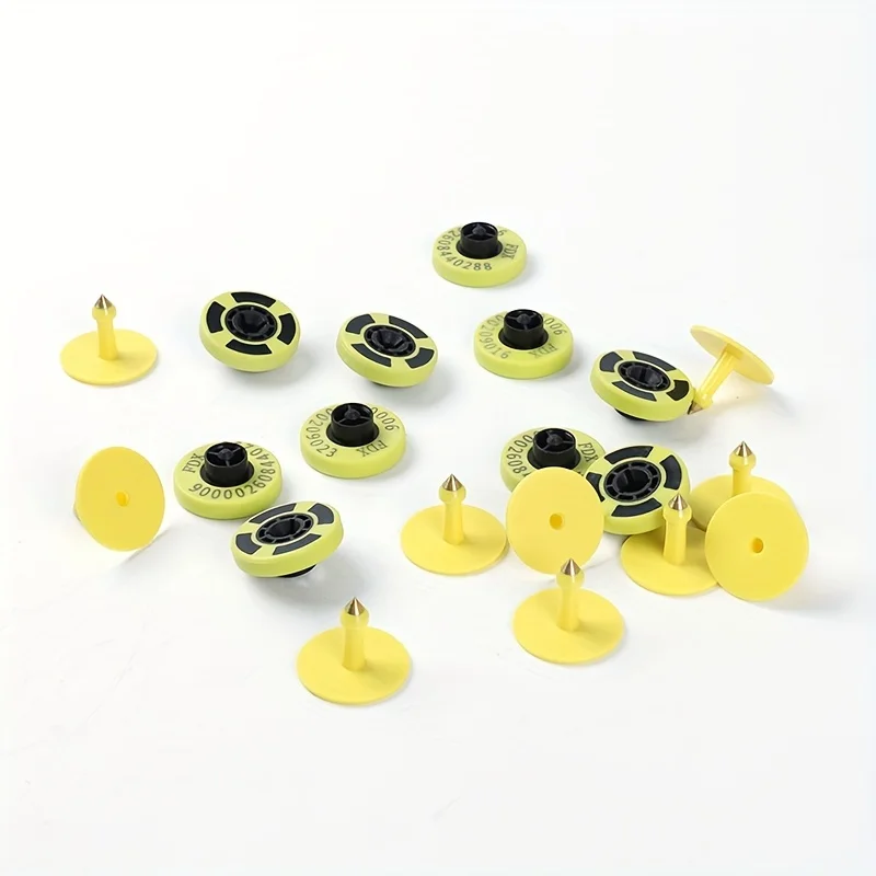 10 pz READELL 134.2khz ISO11784 ISO11785 tag auricolare rfid per la gestione di animali bovini ovini maiali