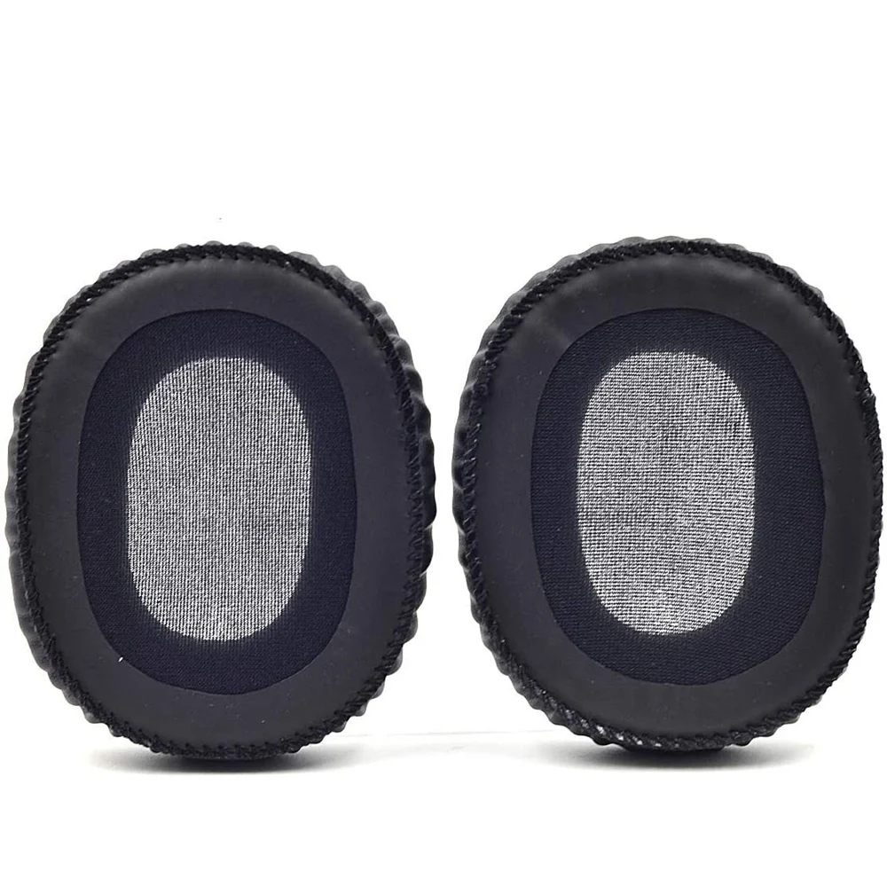 1Pair Soft Leather Earpads Replacement Ear Pads Cushion Cover for Marshall Monitor Over-Ear Stereo Headphones