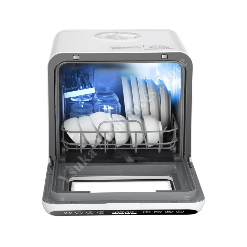 Dishwasher Desktop Automatic Portable Mini Kitchen Home Hotels Cars-Smart Freestanding Electric Integrated Dishwasher