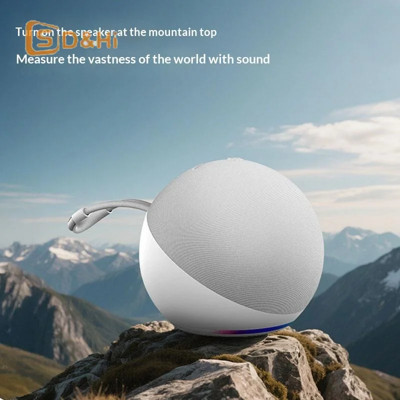 

1 Set Outdoor Wireless Bluetooth Generation Home Subwoofer Spherical Mini Rgb Speaker For Alaxe Small Bluetooth Speaker