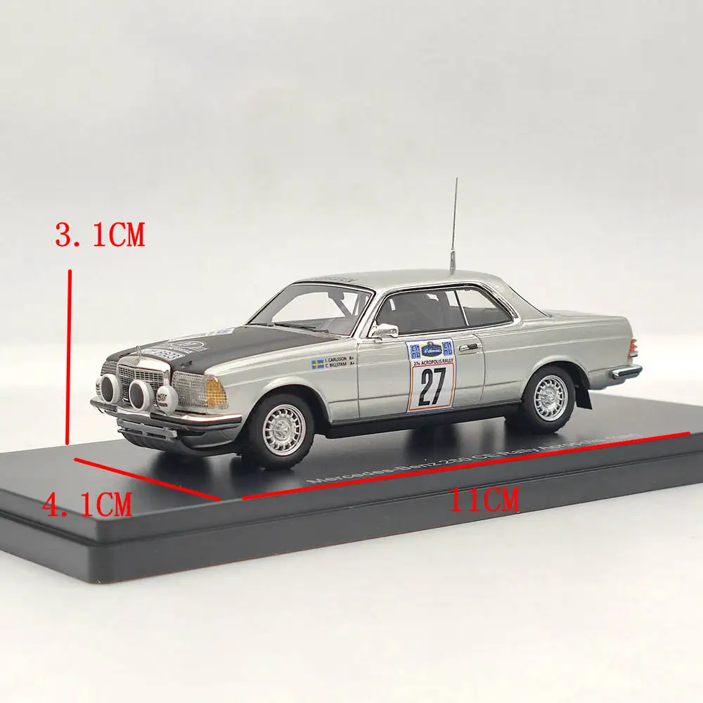 NEO SCALE MODELS 1/43 1980 280CE  #27 Rally Acropolis NEO46672 Resin Toys Car Limited Collection