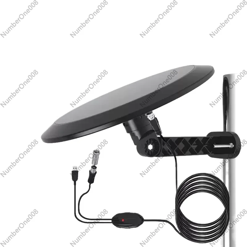 

НОВАЯ Уличная ТВ-антенна с усилителем, цифровая HDTV-антенна, коаксиальный кабель 10 м высокого качества, для наружного/внутреннего использования