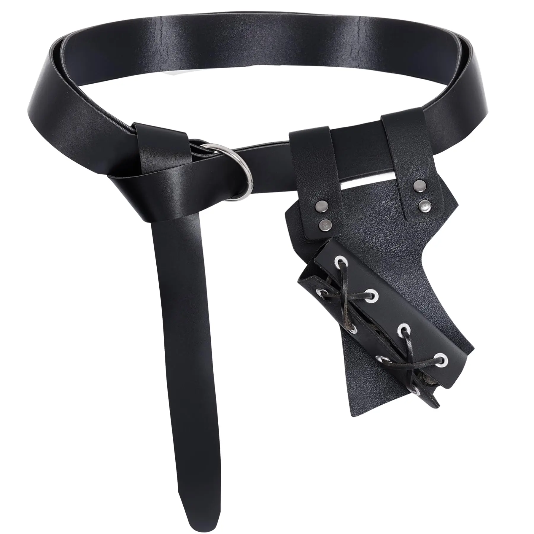 

Medieval Belt Sword Dagger Frog Sword Leather Case for Halloween Renaissance Knight Pirate Viking Warrior Costume Accessories